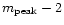 $m_{\rm peak}-2$