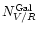 $N_{V/R}^{\rm Gal}$