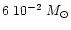 $6\; 10^{-2} ~M_{\odot}$