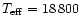 $T_{\rm eff} = 18\,800$