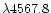 $\lambda 4567.8$