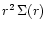 $r^2\,\Sigma (r)$