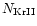 $N_{\rm KrII}$