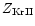 $Z_{\rm KrII}$