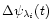 $\Delta\psi_{\lambda_i}(t)$