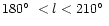 $180\hbox{$^\circ$ }<
l <210\hbox{$^\circ$ }$