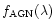 $f_{\rm AGN}(\lambda)$