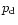 $p_{\rm d}$