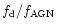 $f_{\rm d}/f_{\rm AGN}$
