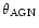 $\theta_{\rm AGN}$