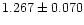 $1.267 \pm 0.070$
