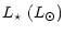 $\displaystyle \mbox{$L_\star$ }(L_\odot)$
