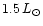 $1.5\,L_\odot$