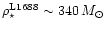 $\rho_\star^\mathrm{L1688} \sim 340\,\mbox{$M_\odot$ }$