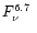 $\mbox{$F_\nu^{6.7}$ }$