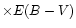 $\times E(B-V)$