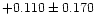 $+0.110 \pm 0.170$