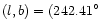 $(l,b)=(242.41^\circ$