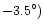 $-3.5^\circ)$