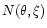 $N(\theta,\xi)$
