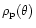 $\rho _{\rm p}(\theta )$