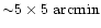 ${\sim}5\times5~\rm arcmin$