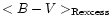 $<B-V>_{\rm R excess}$