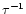 $\tau^{-1}$