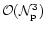 $\mathcal{O}(\mathcal{N}_{\rm p}^3)$