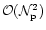$\mathcal{O}(\mathcal{N}_{\rm p}^2)$