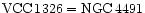 ${\rm VCC}\,1326 = {\rm NGC}\,4491$