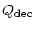 $\displaystyle {Q}_{\rm dec}$