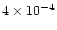 $4\times10^{-4}$