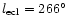 $l_{\rm ecl}=266^\circ$