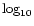 $\log_{10}$