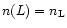 $n(L)=n_{\rm L}$