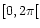 $[0,2\pi[$