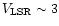 $V_{\rm LSR}\sim 3$