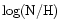 $\log({\rm N/H})$