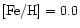 $\rm [Fe/H]=0.0$