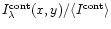 $I^{\rm cont}_\lambda{(x,y)}/\langle I^{\rm cont}\rangle$