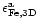$\epsilon_{\rm Fe, 3D}^{\rm a}$