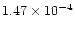 $1.47\times 10^{-4}$