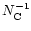 $N_{\rm C}^{-1}$