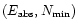 $(E_{\rm abs},N_{\min})$