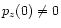 $p_z(0)\neq 0$