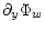 $\displaystyle \partial_y\Phi_w$