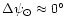 $\Delta \psi_\odot \approx 0\hbox{$^\circ$ }$