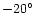 $-20\hbox{$^\circ$ }$