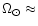 $\Omega_\odot
\approx$